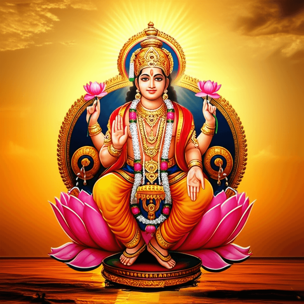 Surya, de stralende zonnegod