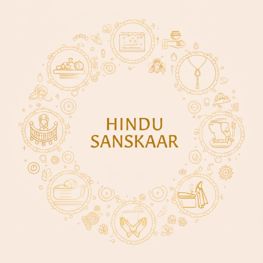 Illustratie voor Sanskaar Benodigdheden