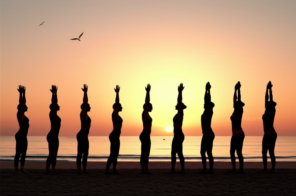 Surya Namaskara yoga sequentie